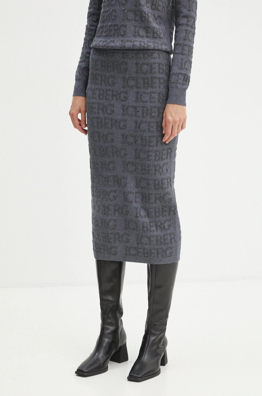 Fusta de lână iceberg Fusta de lână iceberg