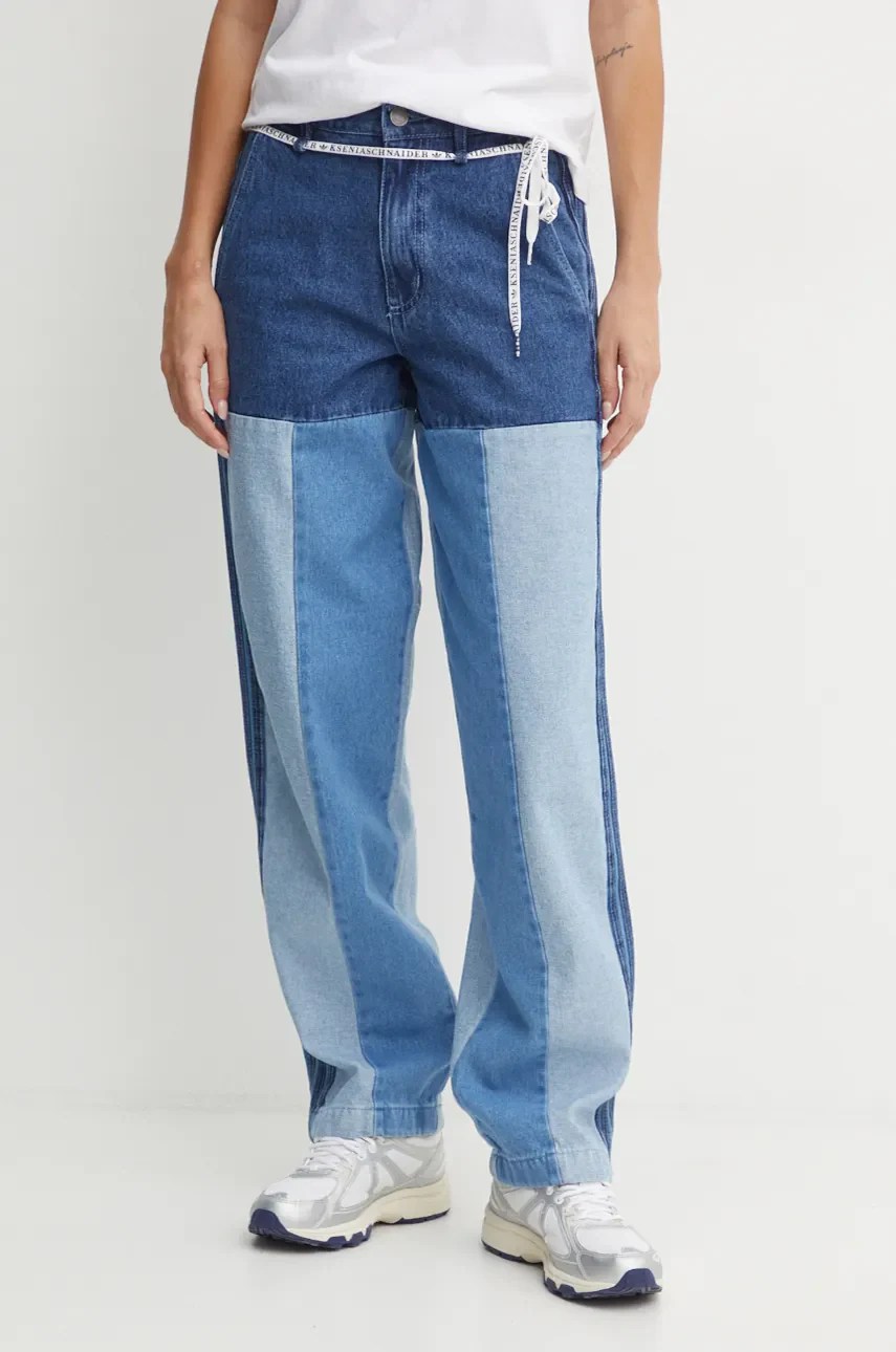 Adidas originals jeans x Ksenia Schneider – model cu talia ridicată Adidas originals jeans x Ksenia Schneider – model cu talia ridicată