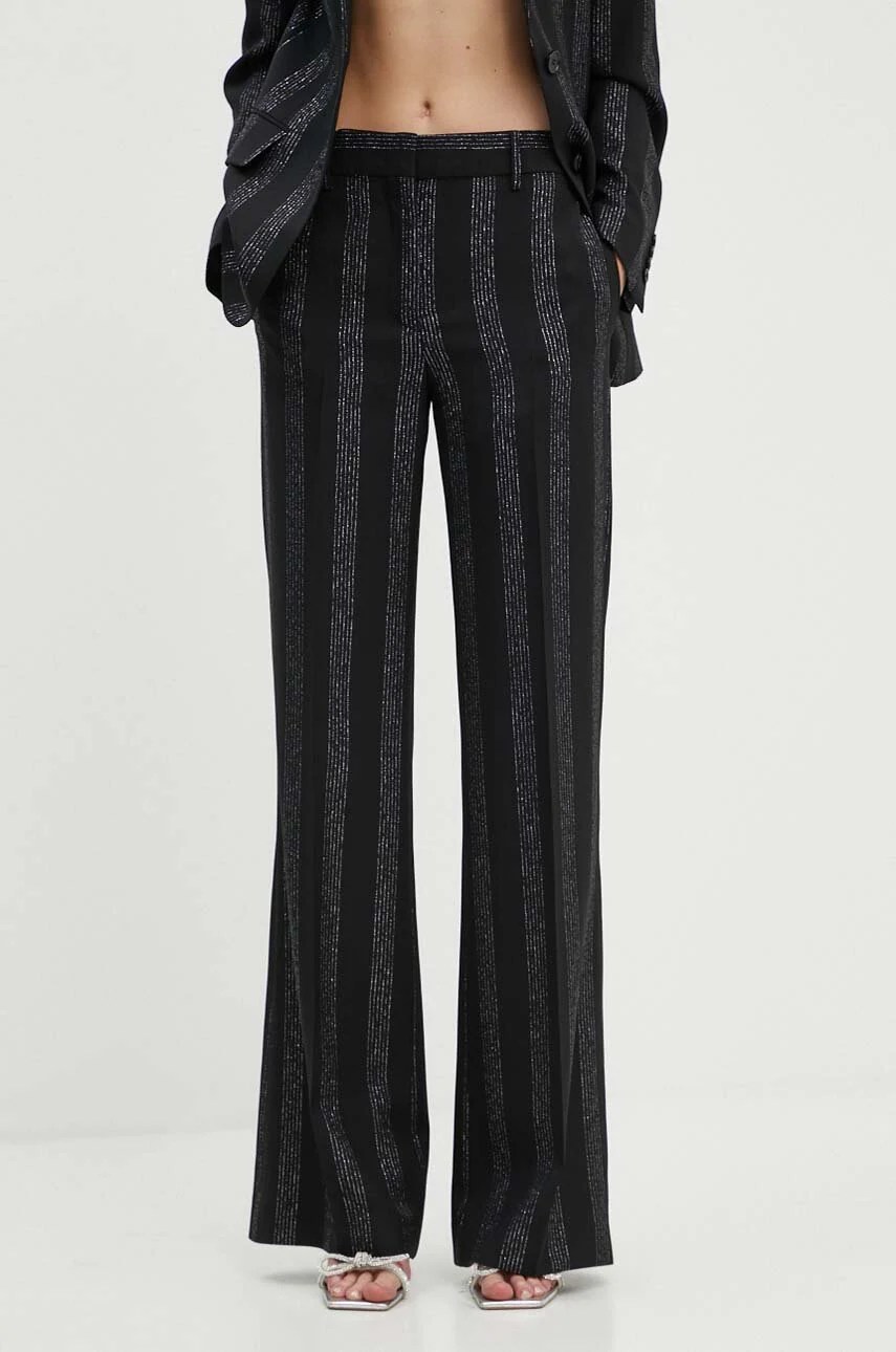 Pantaloni din lână MSGM Pantaloni din lână MSGM