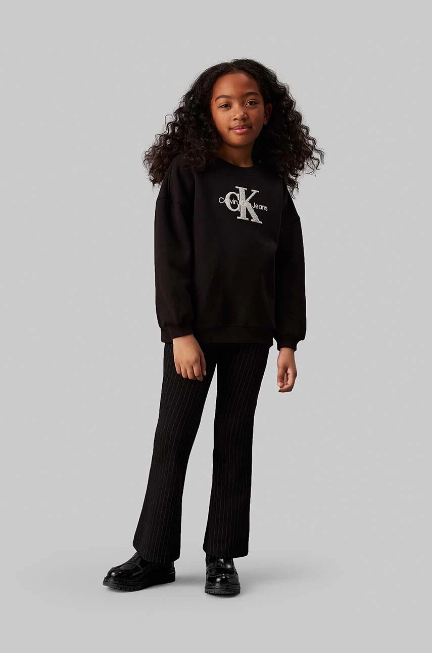 Pantaloni calvin klein jeans pentru copii PINSTRIPE FLARE Pantaloni calvin klein jeans pentru copii PINSTRIPE FLARE