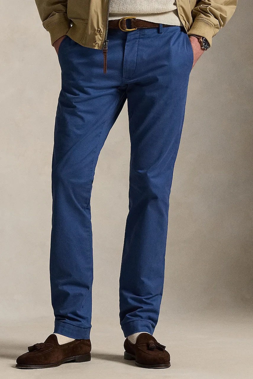 Pantaloni slim fit bărbați polo ralph lauren din bumbac HDN Pant Pantaloni slim fit bărbați polo ralph lauren din bumbac HDN Pant