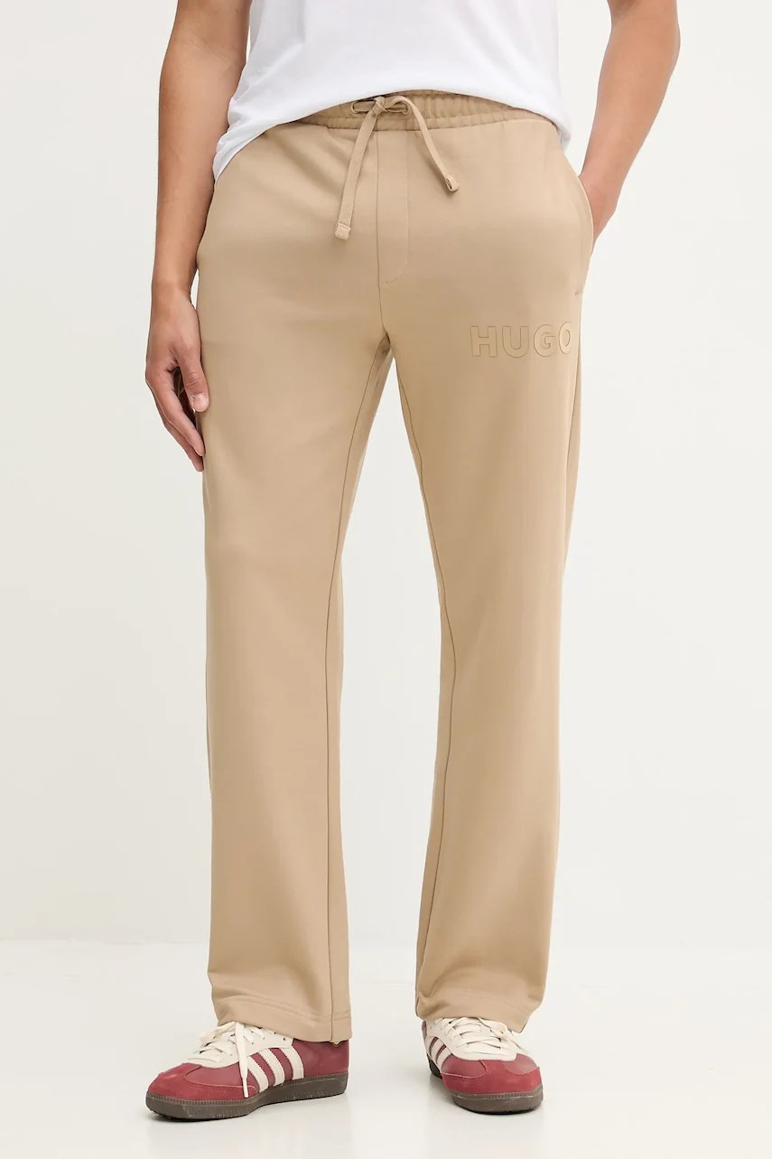 Pantaloni de trening HUGO din bumbac Dumrulo Pantaloni de trening HUGO din bumbac Dumrulo