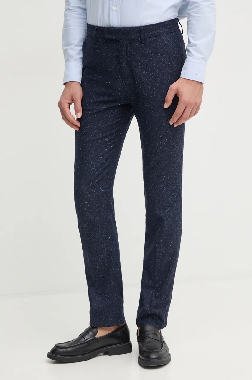 Pantaloni din lână tommy hilfiger Pantaloni din lână tommy hilfiger