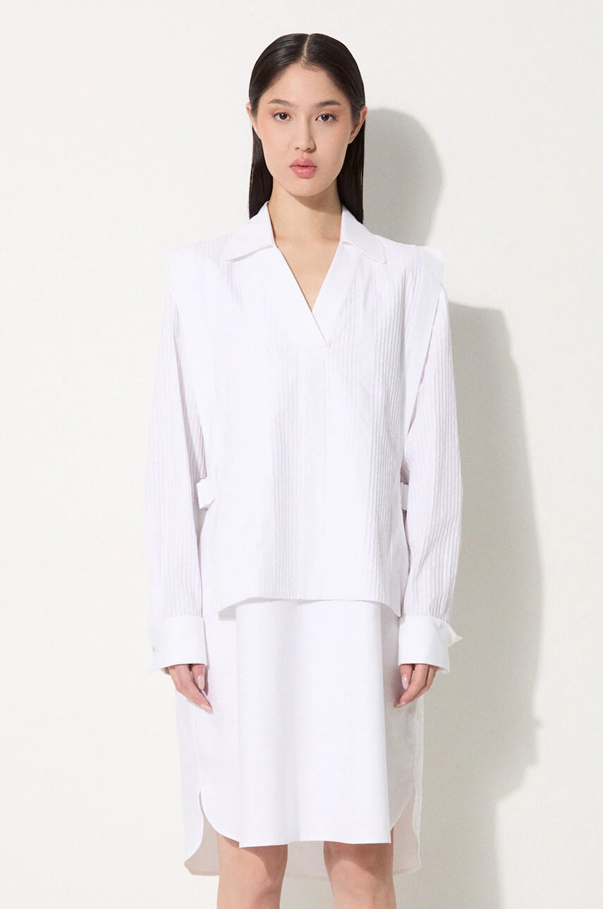 Rochie kenzo din bumbac, model Oxford Knee Shirting Rochie kenzo din bumbac, model Oxford Knee Shirting