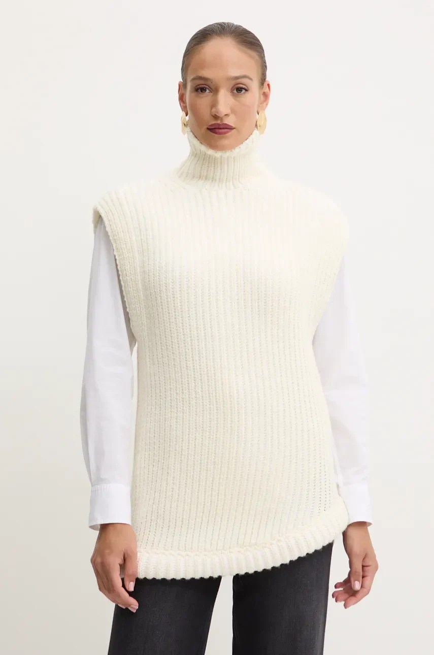 Vestă din amestec de lână victoria beckham Vestă din amestec de lână victoria beckham