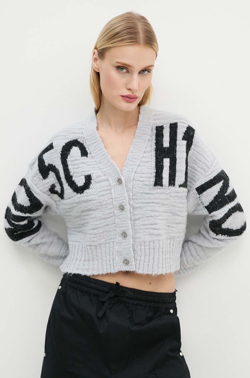 Cardigan moschino jeans din amestec de lână Cardigan moschino jeans din amestec de lână