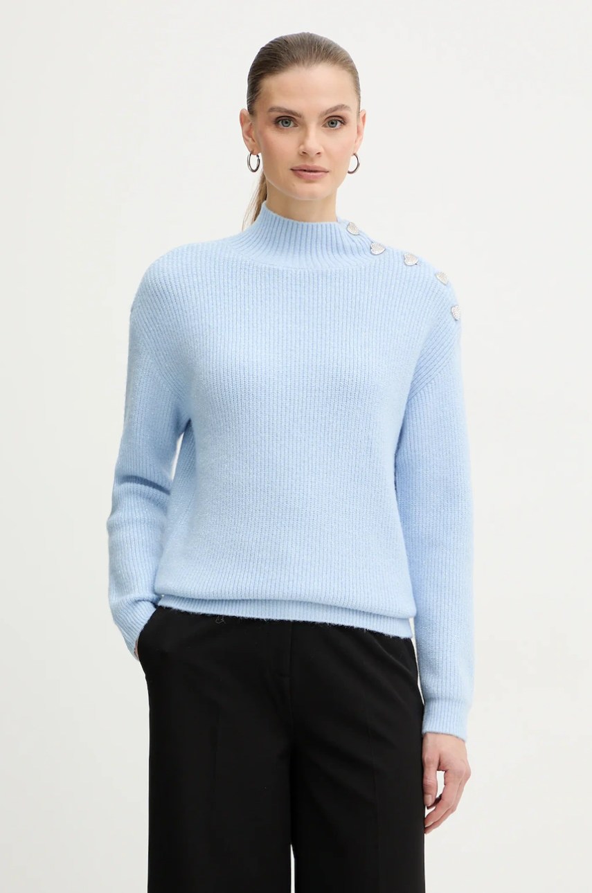 Pulover morgan din amestec de lână MSTORI Pulover morgan din amestec de lână MSTORI