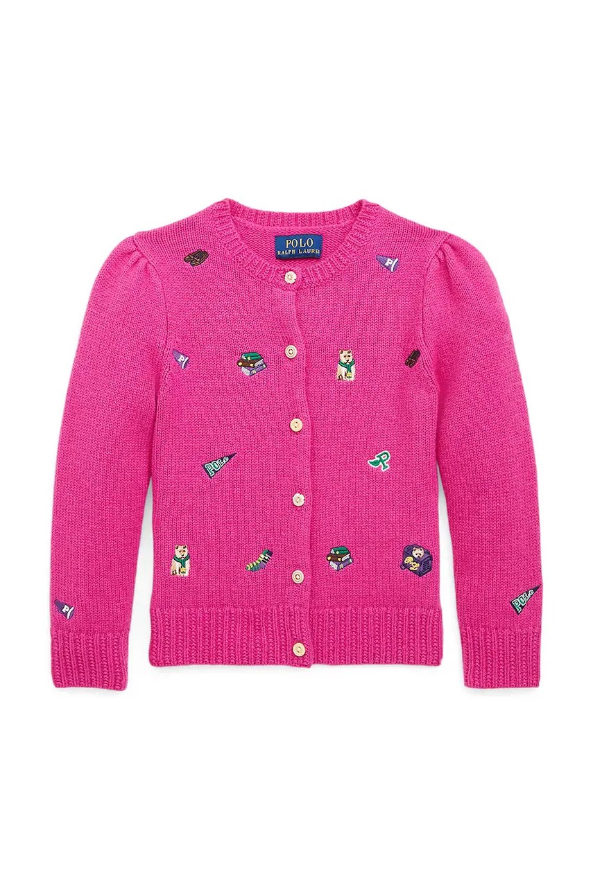 Cardigan din lână pentru copii polo ralph lauren Cardigan din lână pentru copii polo ralph lauren