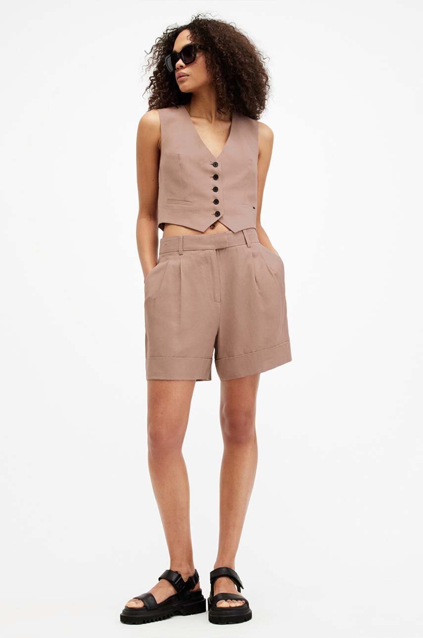 Allsaints DERI LYN shorts din amestec de in Allsaints DERI LYN shorts din amestec de in