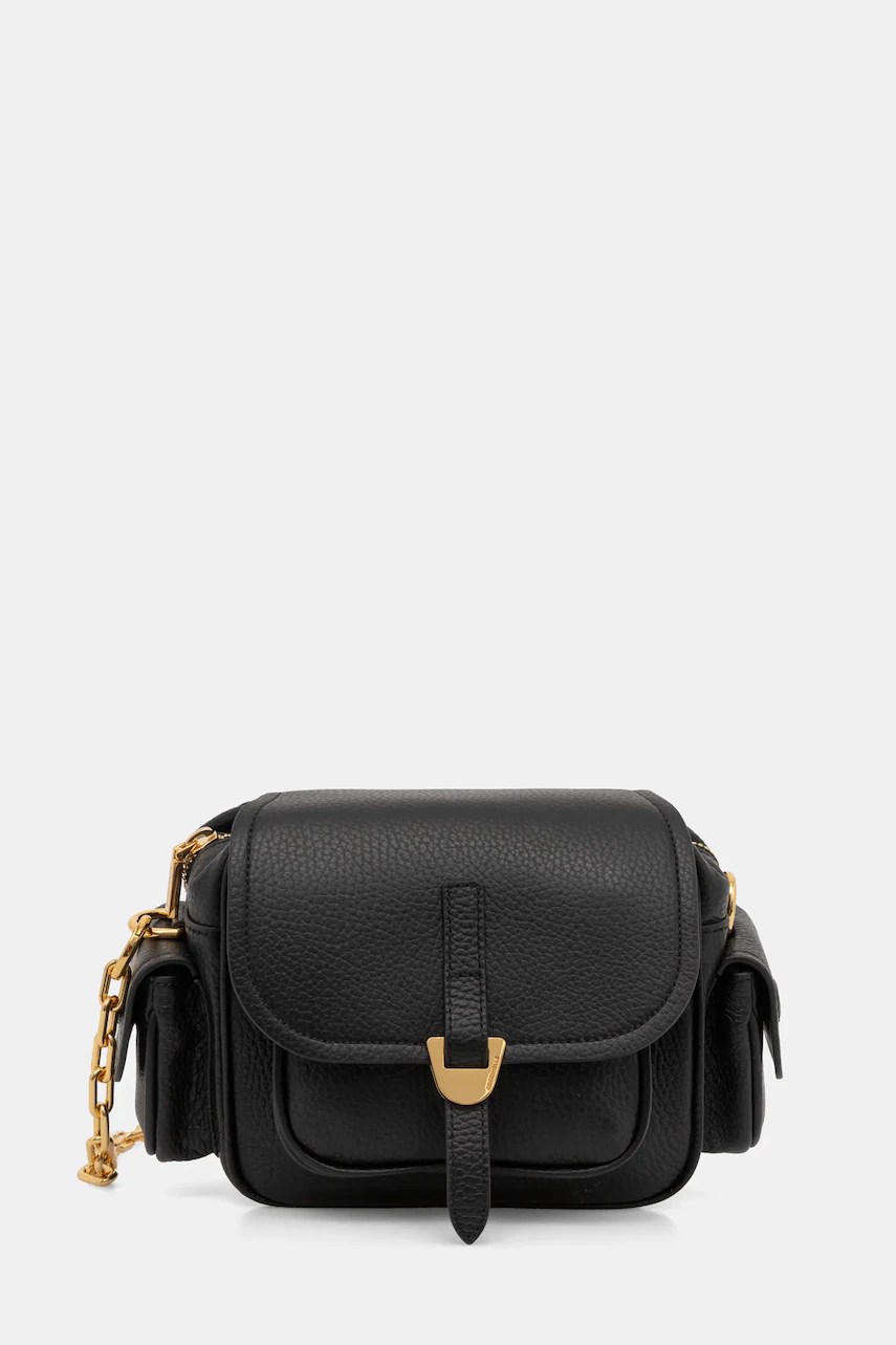 Poșetă de piele coccinelle COCCINELLECAMPUS Poșetă de piele coccinelle COCCINELLECAMPUS