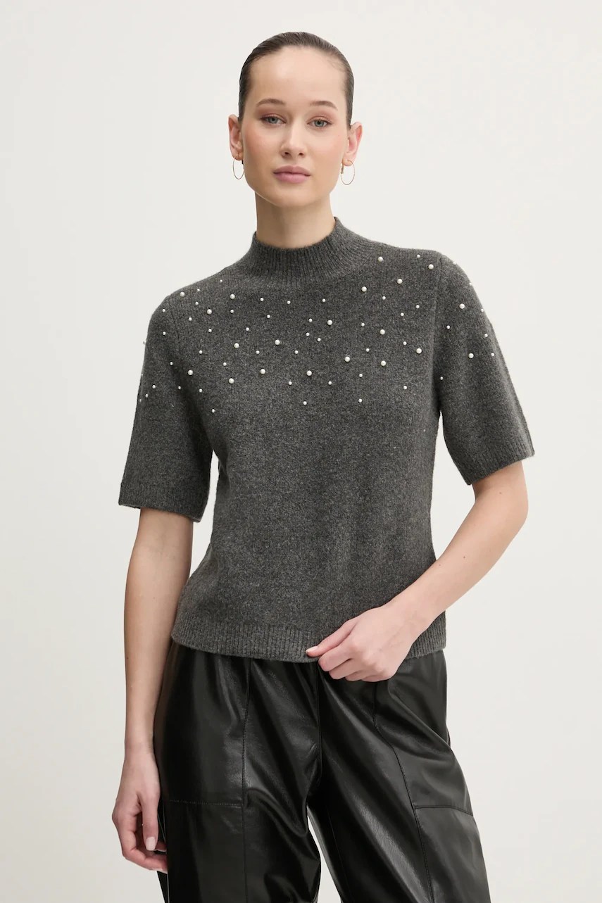 Abercrombie & fitch pulover helancă cu amestec de lână Abercrombie & fitch pulover helancă cu amestec de lână