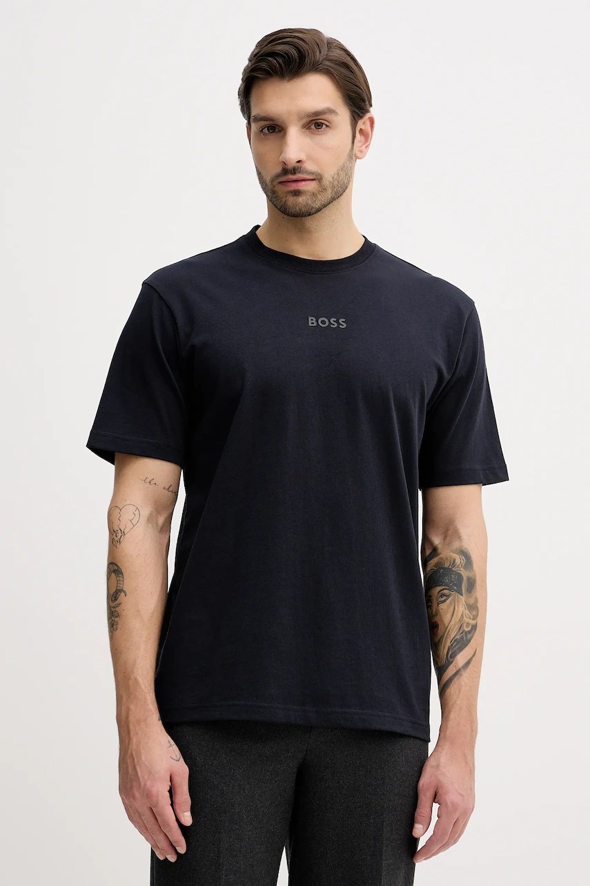 Tricou bărbătesc BOSS green din bumbac 10 Tricou bărbătesc BOSS green din bumbac 10