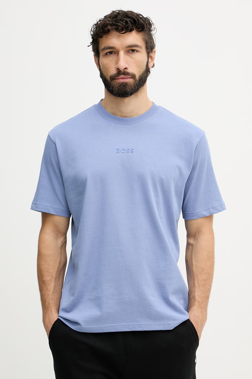 Tricou bărbătesc BOSS green din bumbac tee 10 Tricou bărbătesc BOSS green din bumbac tee 10