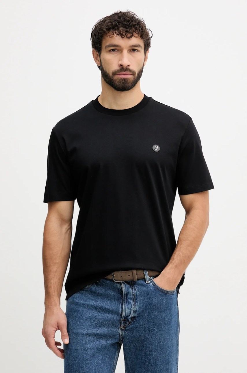 Tricou BOSS din bumbac c-taut 01 Tricou BOSS din bumbac c-taut 01