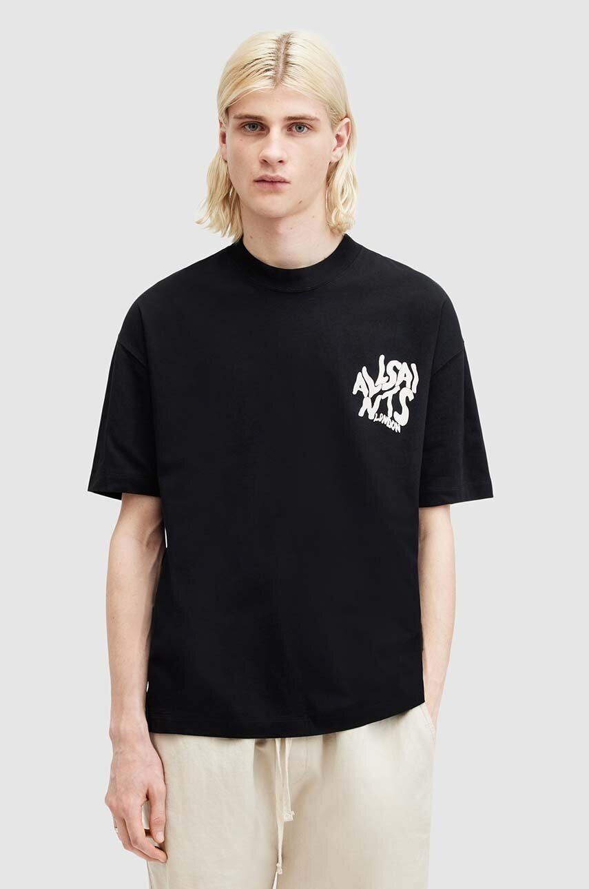 Tricou AllSaints din bumbac ORLANDO SS Tricou AllSaints din bumbac ORLANDO SS
