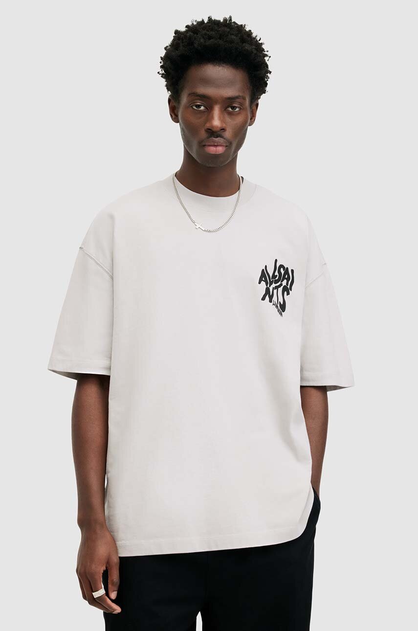 Tricou AllSaints din bumbac ORLANDO SS – biju Tricou AllSaints din bumbac ORLANDO SS - biju