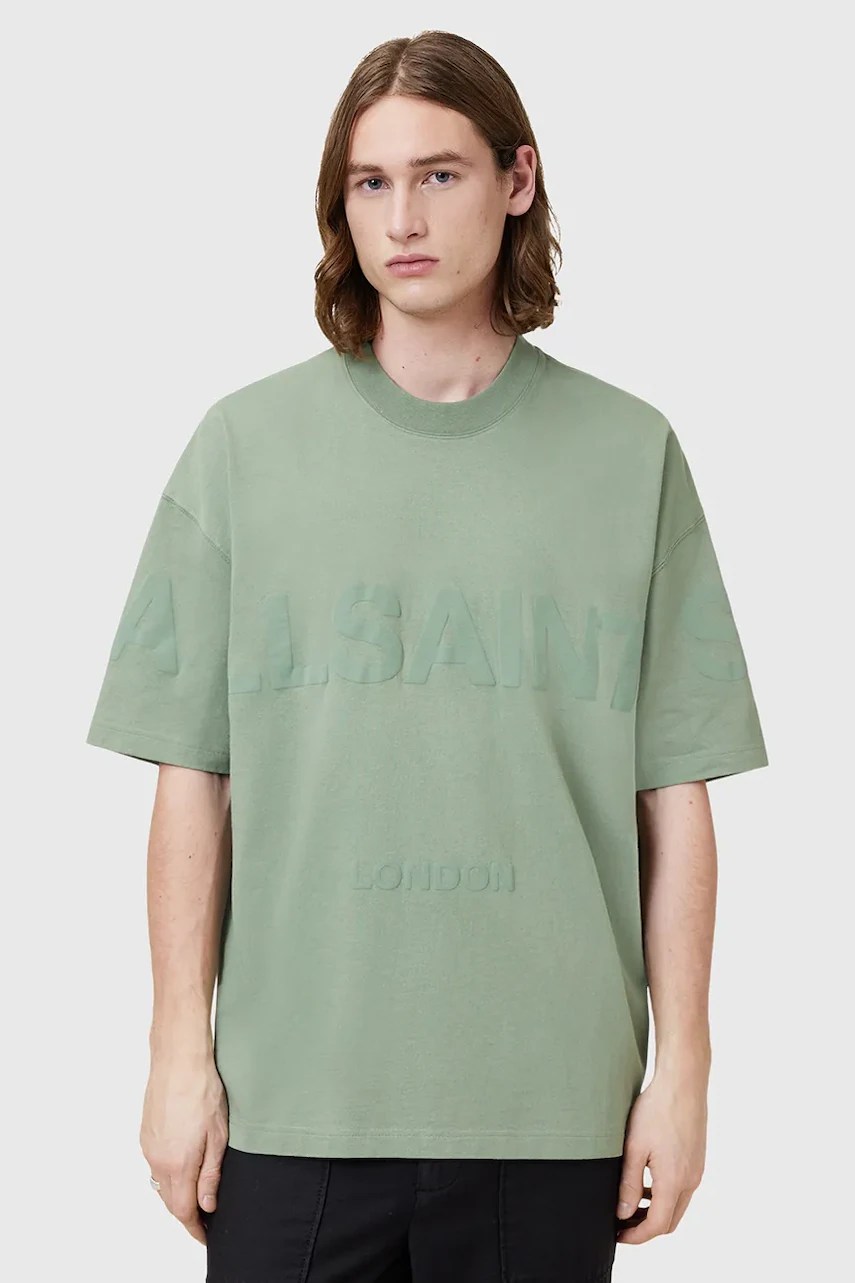 Tricou din bumbac AllSaints BIGGY Tricou din bumbac AllSaints BIGGY