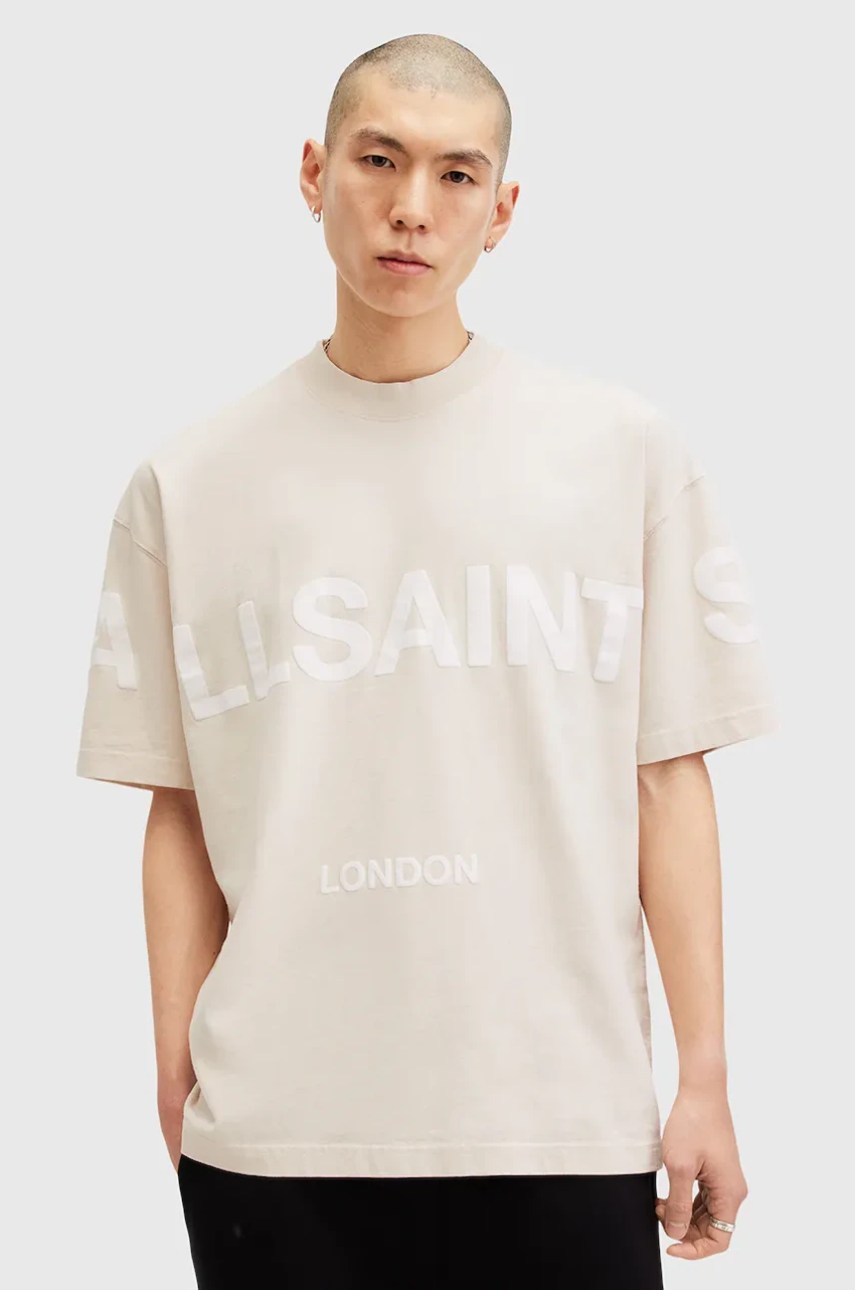 Tricou din bumbac AllSaints BIGGY Tricou din bumbac AllSaints BIGGY