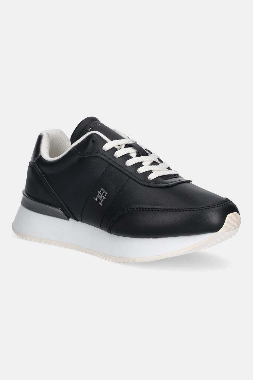 Sneakers tommy hilfiger din piele CHIC FASHION RUNNER Sneakers tommy hilfiger din piele CHIC FASHION RUNNER