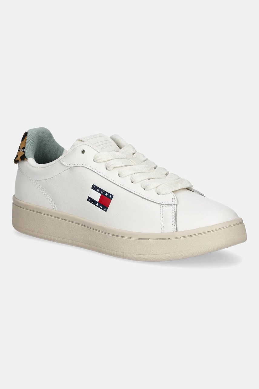 Sneakers din piele tommy jeans ARCHIVE 98 LEOPARD Sneakers din piele tommy jeans ARCHIVE 98 LEOPARD