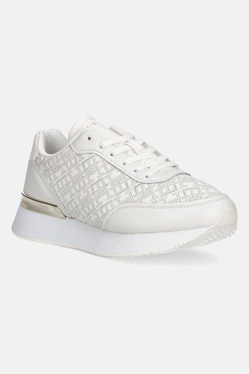 Sneakers din piele tommy hilfiger CHIC MONOGRAM RUNNER Sneakers din piele tommy hilfiger CHIC MONOGRAM RUNNER