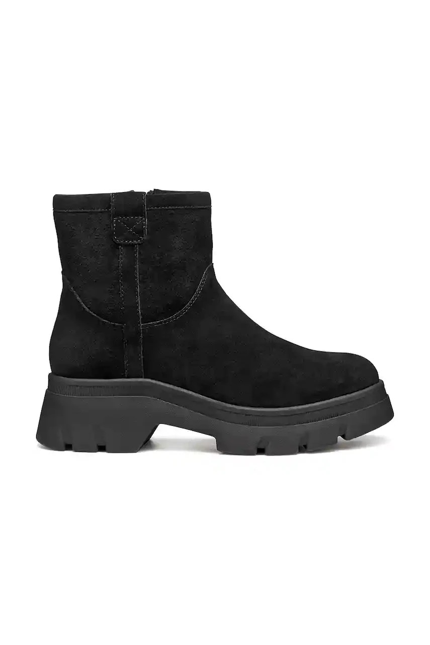 cizme din piele întoarsă d PLUETTE – Geox cizme din piele întoarsă d PLUETTE – Geox