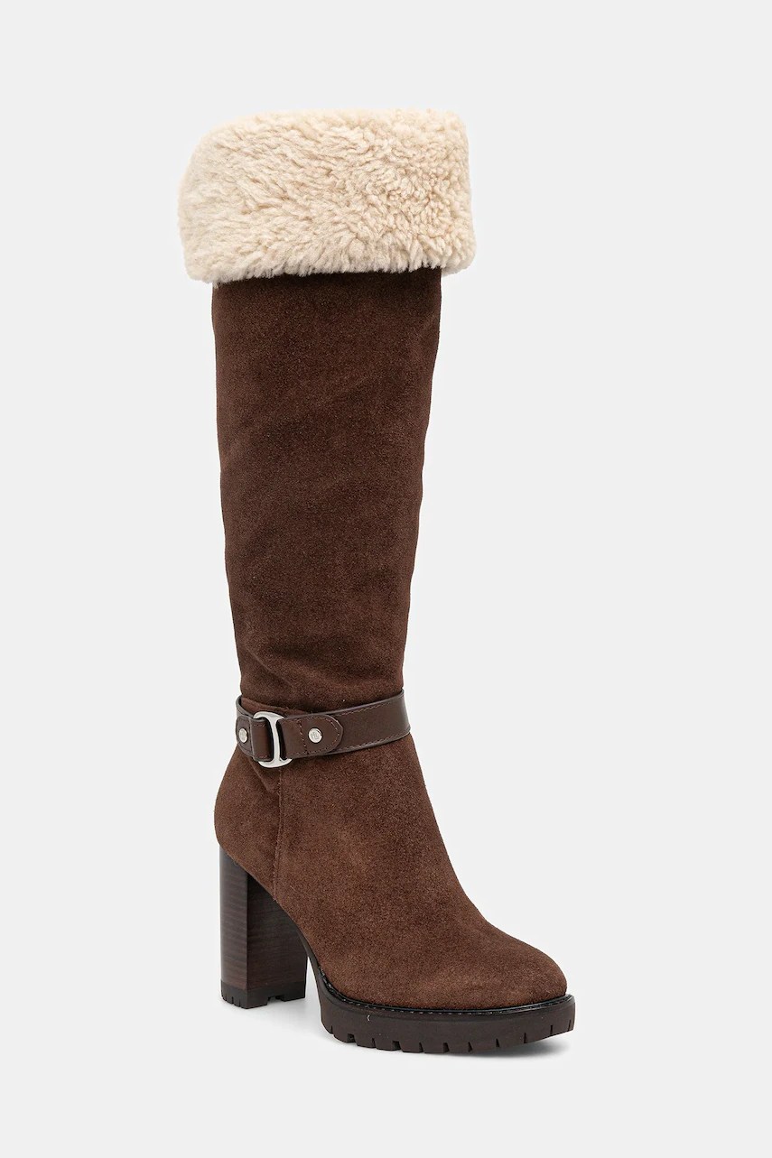 Cizme din piele întoarsă lauren ralph lauren Tasha Tl Hl Cizme din piele întoarsă lauren ralph lauren Tasha Tl Hl