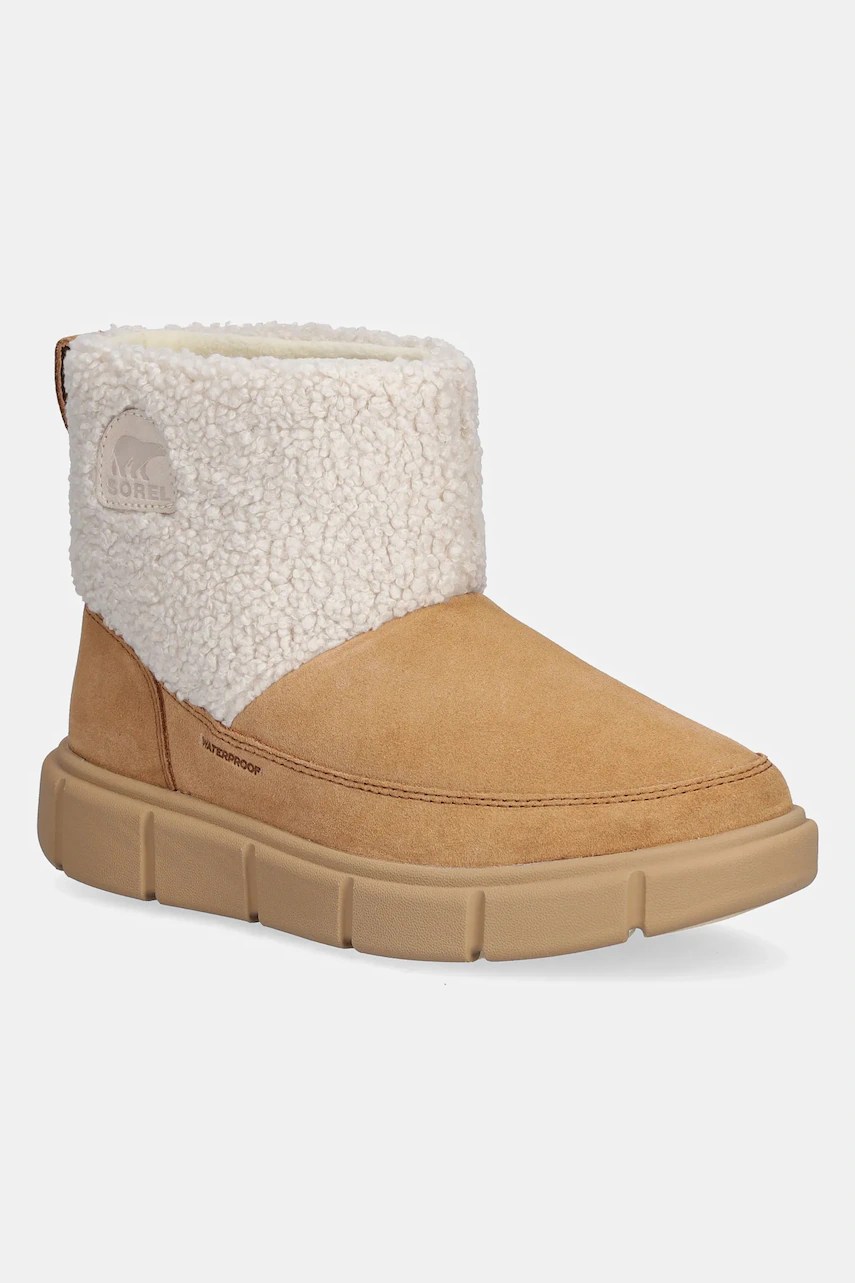 Cizme de zăpadă din piele întoarsă SOREL EXPLORER III SLIP-ON COZY WP Cizme de zăpadă din piele întoarsă SOREL EXPLORER III SLIP-ON COZY WP