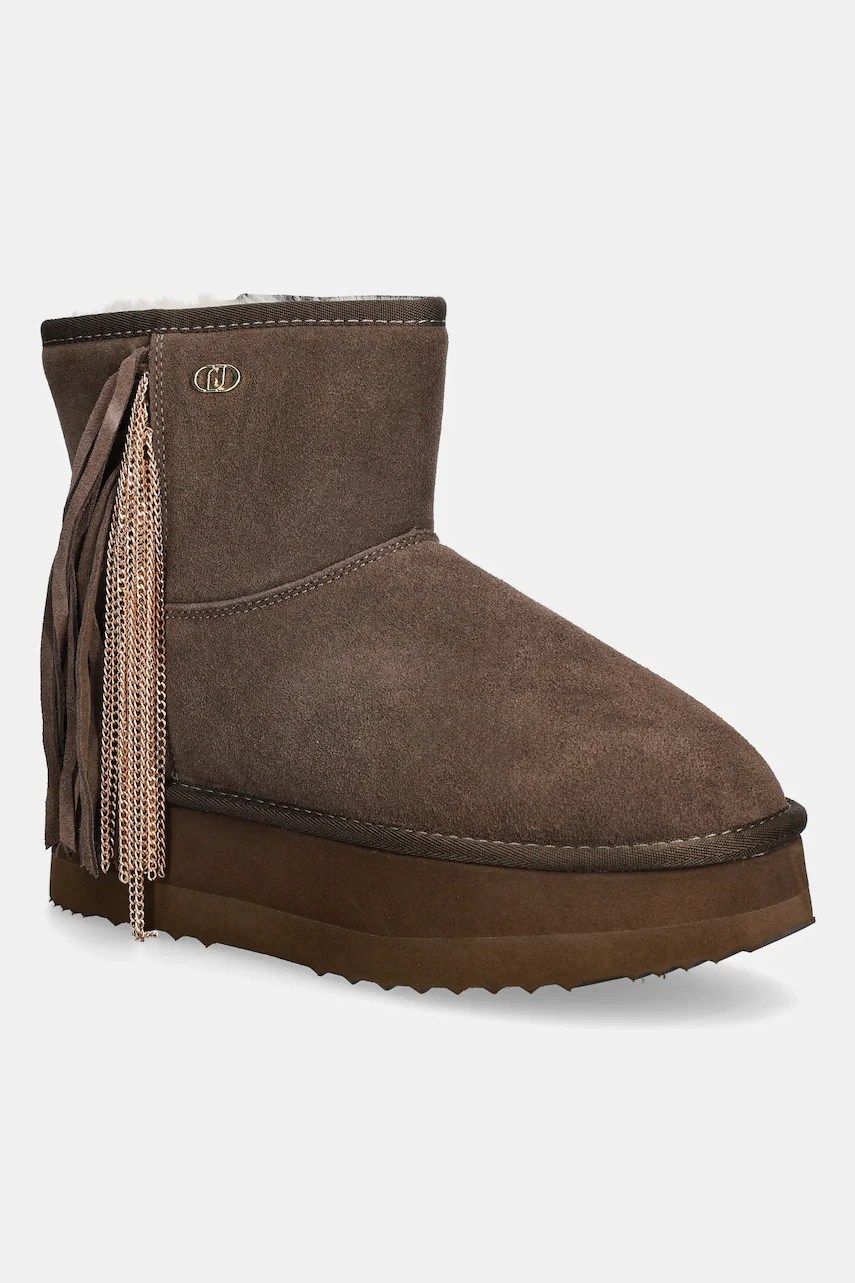 Cizme de zăpadă liu jo din piele întoarsă JANE 09 Cizme de zăpadă liu jo din piele întoarsă JANE 09