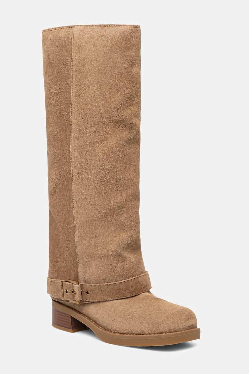 Cizme din piele întoarsă Colby de la MICHAEL MICHAEL kors Cizme din piele întoarsă Colby de la MICHAEL MICHAEL kors