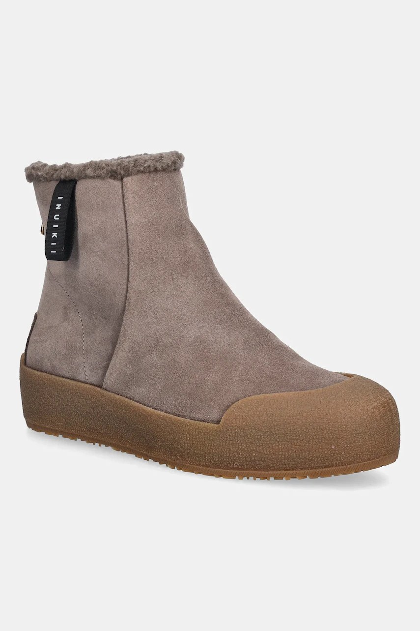 Cizme de zăpadă inuikii din piele întoarsă Cortina Cizme de zăpadă inuikii din piele întoarsă Cortina