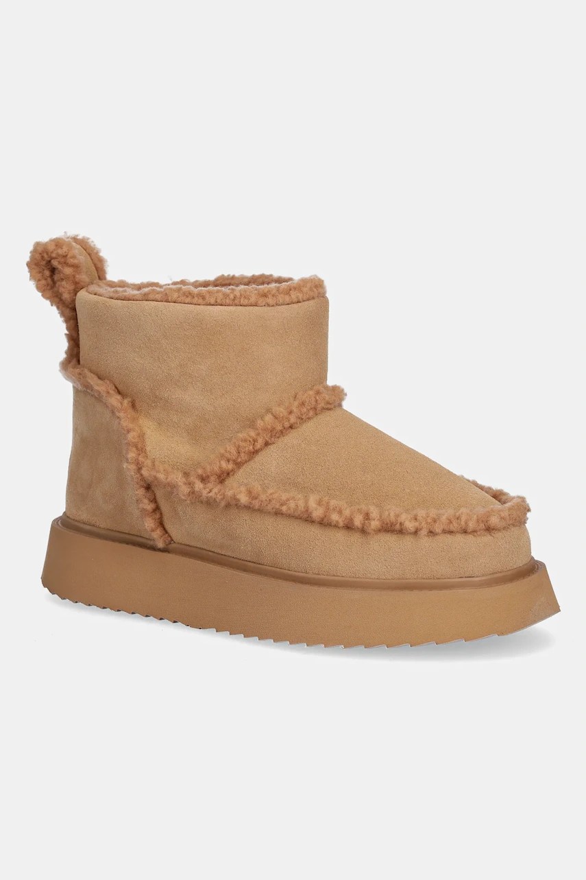 Cizme de zăpadă inuikii din piele întoarsă Shearling Micro Cizme de zăpadă inuikii din piele întoarsă Shearling Micro