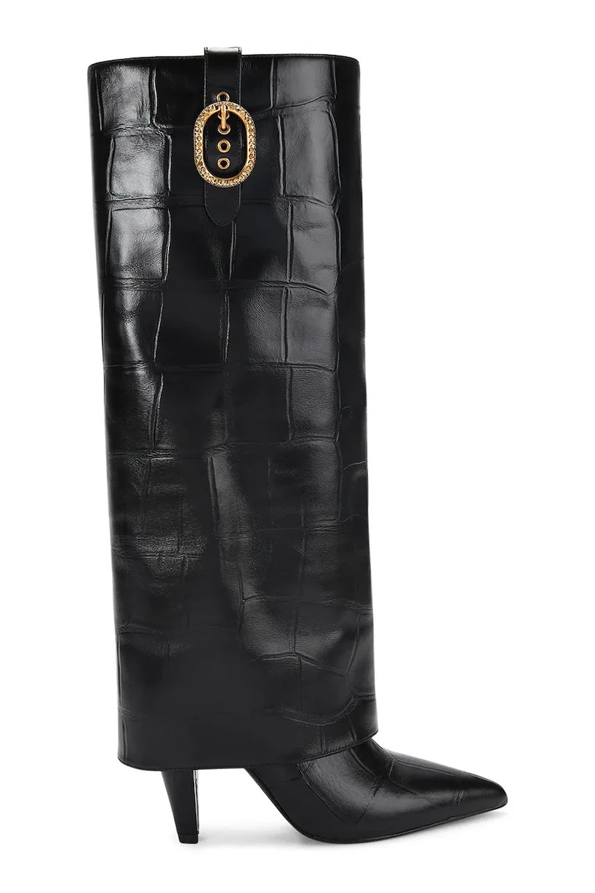 Ghete de piele Fold Over Tall Boot kurt geiger london Ghete de piele Fold Over Tall Boot kurt geiger london