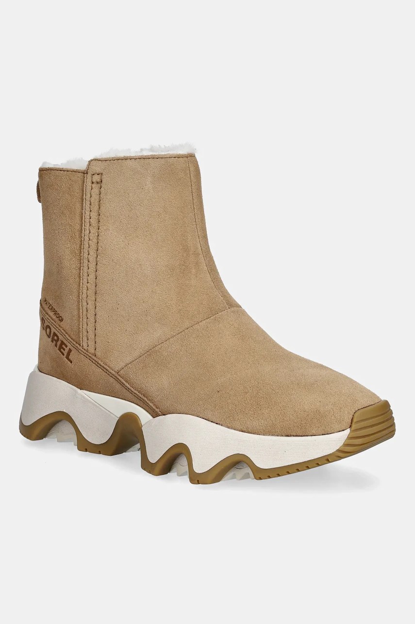 Cizme de zăpadă sorel din piele întoarsă KINETIC IMPACT SHORT BOOT Cizme de zăpadă sorel din piele întoarsă KINETIC IMPACT SHORT BOOT