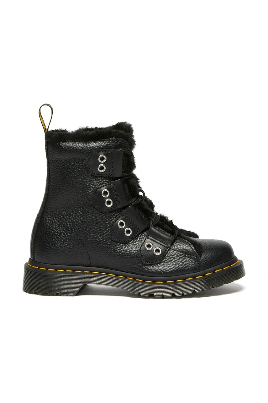 Dr. martens bocanci de piele 1460 LTT cu căptușeală de blană Dr. martens bocanci de piele 1460 LTT cu căptușeală de blană