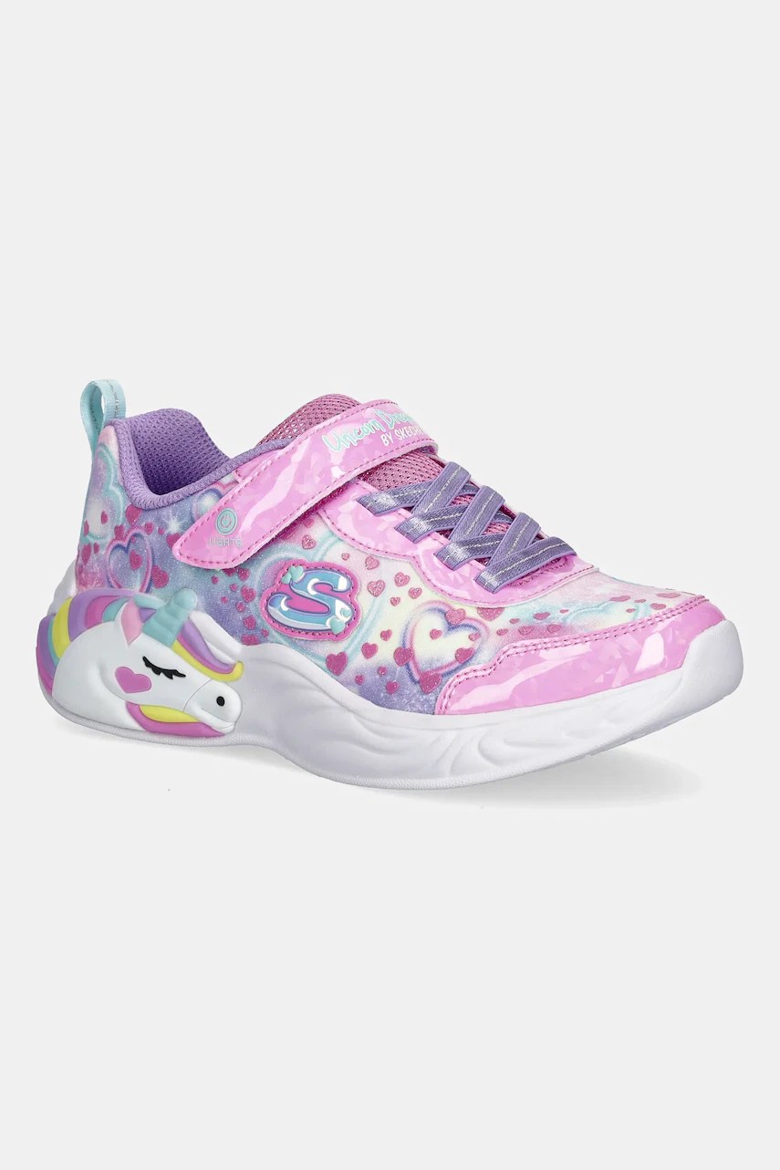 Skechers sneakers pentru fete UNICORN DREAMS – HEART SPARKL Skechers sneakers pentru fete UNICORN DREAMS – HEART SPARKL