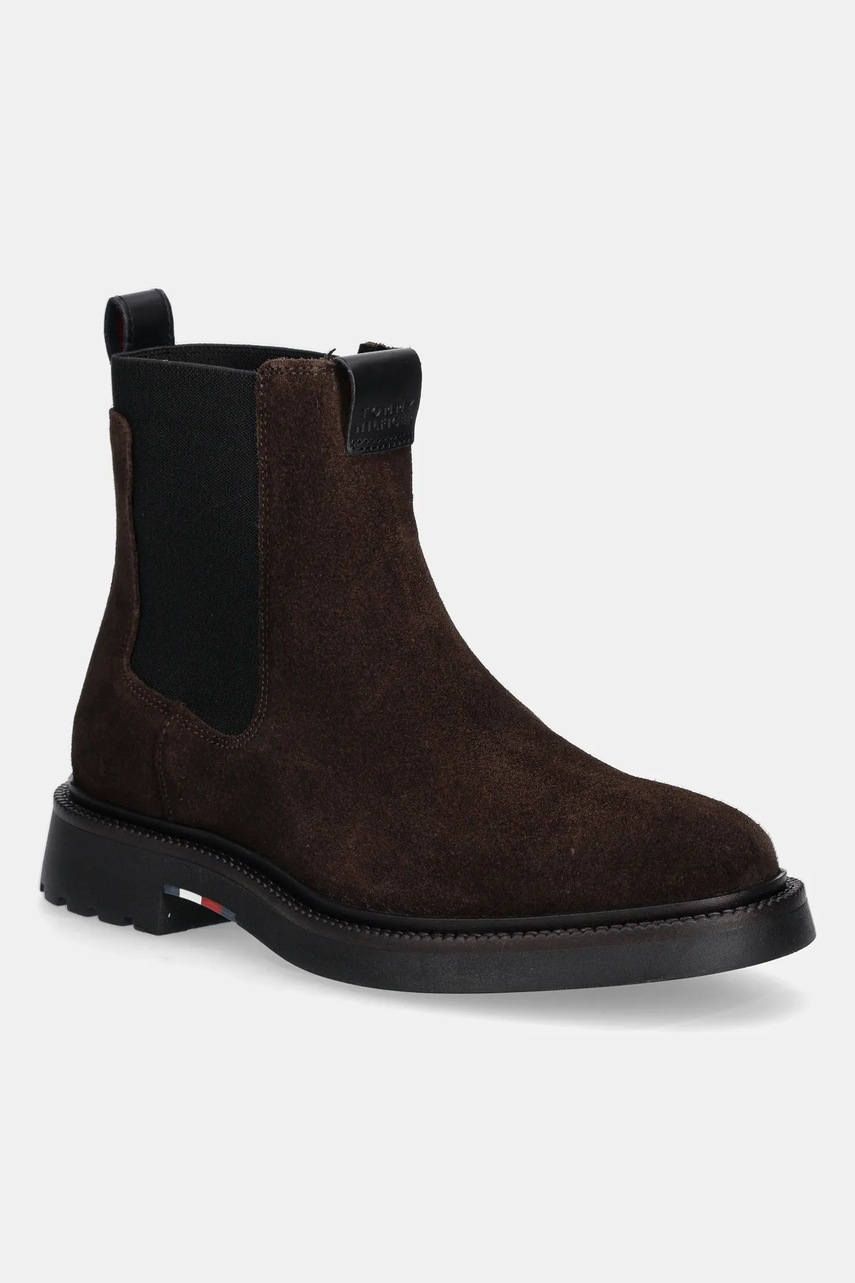Botine tommy hilfiger din piele întoarsă COMFORT LWT SDE CHELSEA Botine tommy hilfiger din piele întoarsă COMFORT LWT SDE CHELSEA
