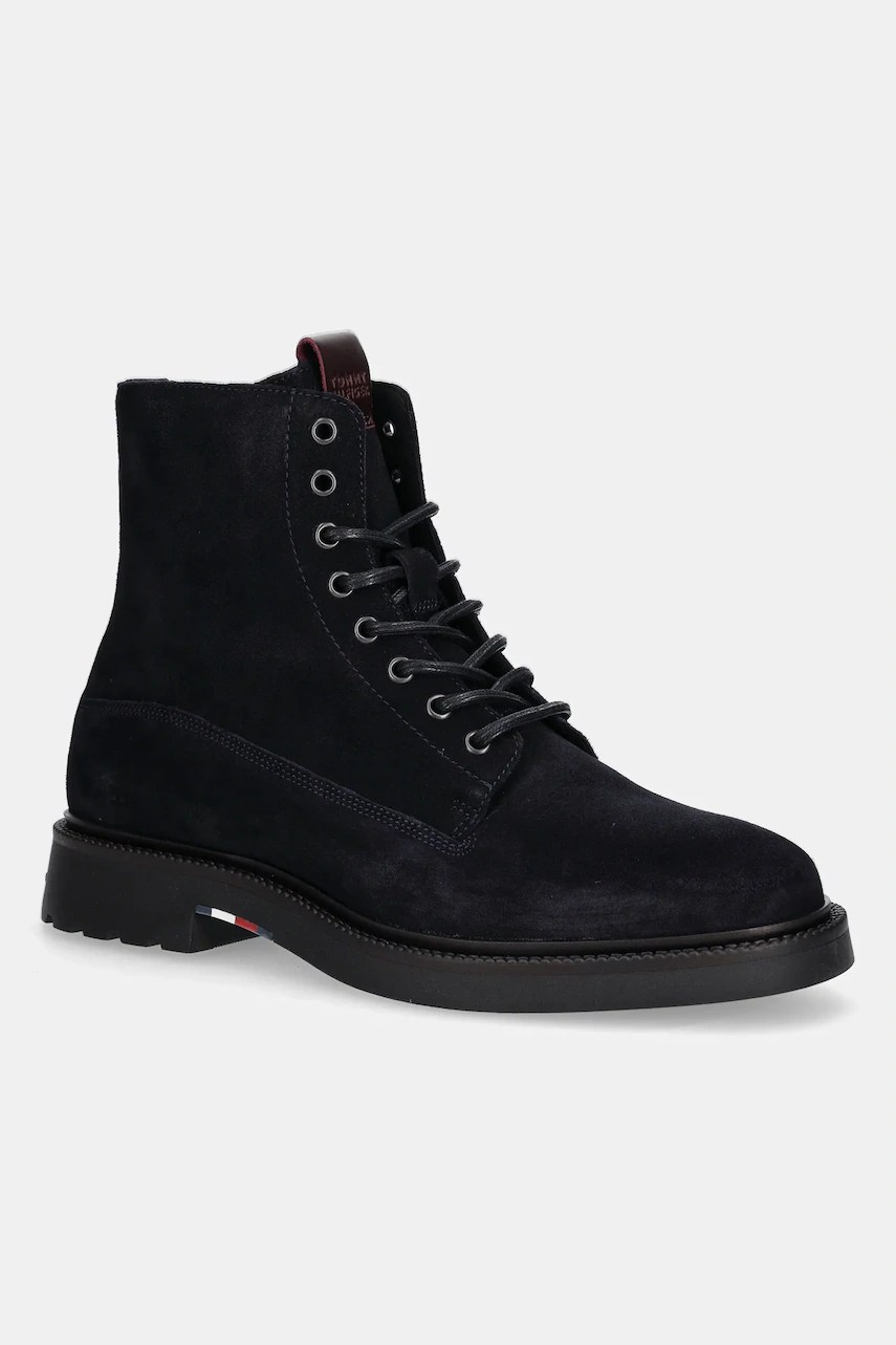 Cizme bărbați tommy hilfiger din piele întoarsă COMFORT LWT SDE BOOT Cizme bărbați tommy hilfiger din piele întoarsă COMFORT LWT SDE BOOT