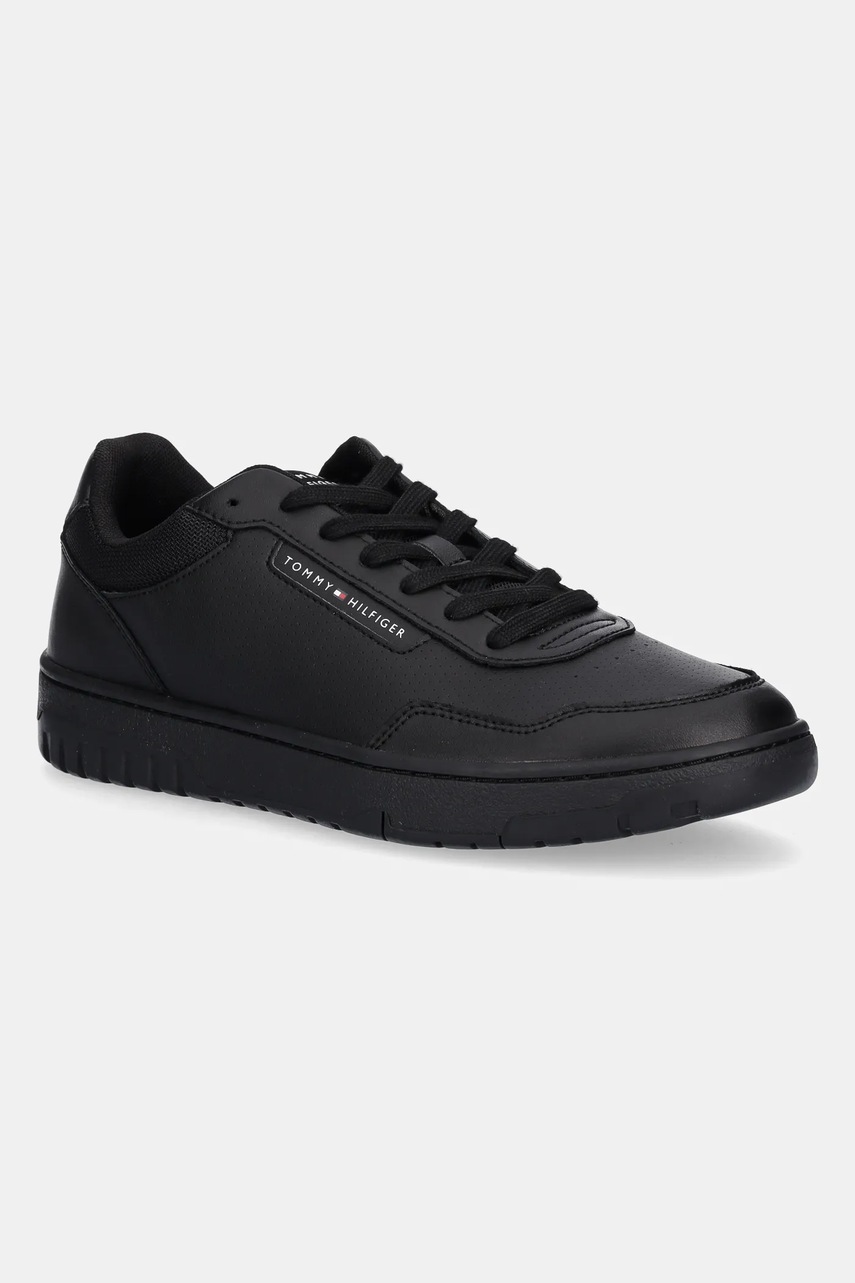 Sneakers bărbați tommy hilfiger din piele TH BASKET CORE LTH Sneakers bărbați tommy hilfiger din piele TH BASKET CORE LTH