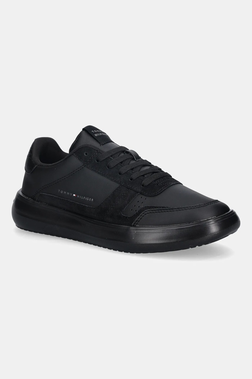 Sneakers bărbați tommy hilfiger MODERN LIGHTCUP LTH WL din piele Sneakers bărbați tommy hilfiger MODERN LIGHTCUP LTH WL din piele
