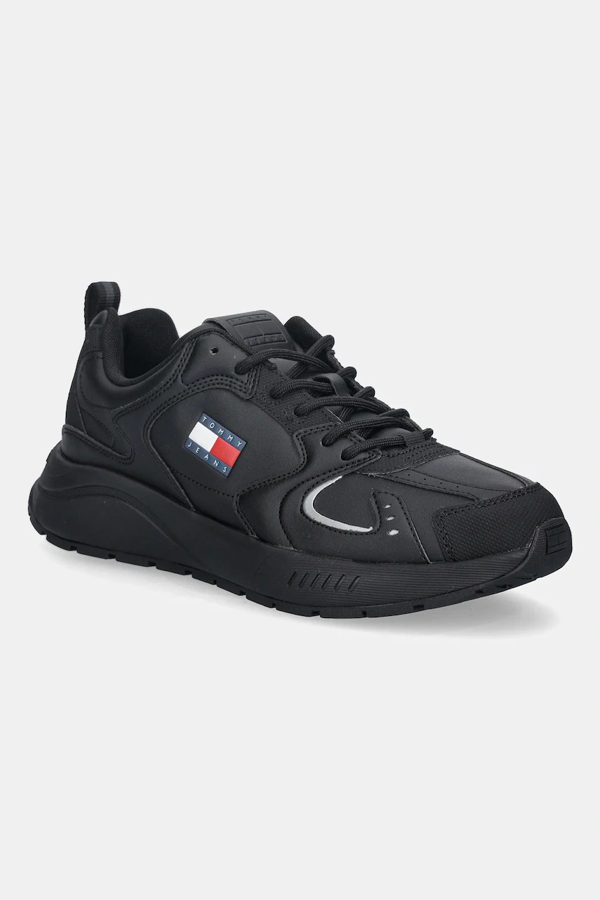 Sneakers bărbați tommy jeans TJM RUNNER LEATHER Sneakers bărbați tommy jeans TJM RUNNER LEATHER
