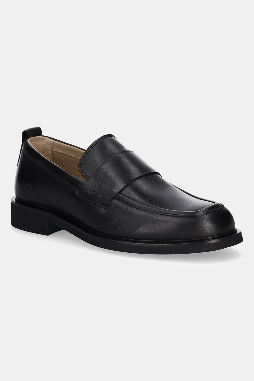 Mocasini bărbați calvin klein din piele SQ RUBBER LOAFER Mocasini bărbați calvin klein din piele SQ RUBBER LOAFER