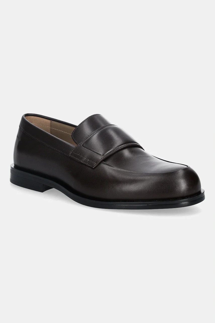 Mocasini bărbați calvin klein din piele ESS RUBBER BAND LOAFER LTH Mocasini bărbați calvin klein din piele ESS RUBBER BAND LOAFER LTH