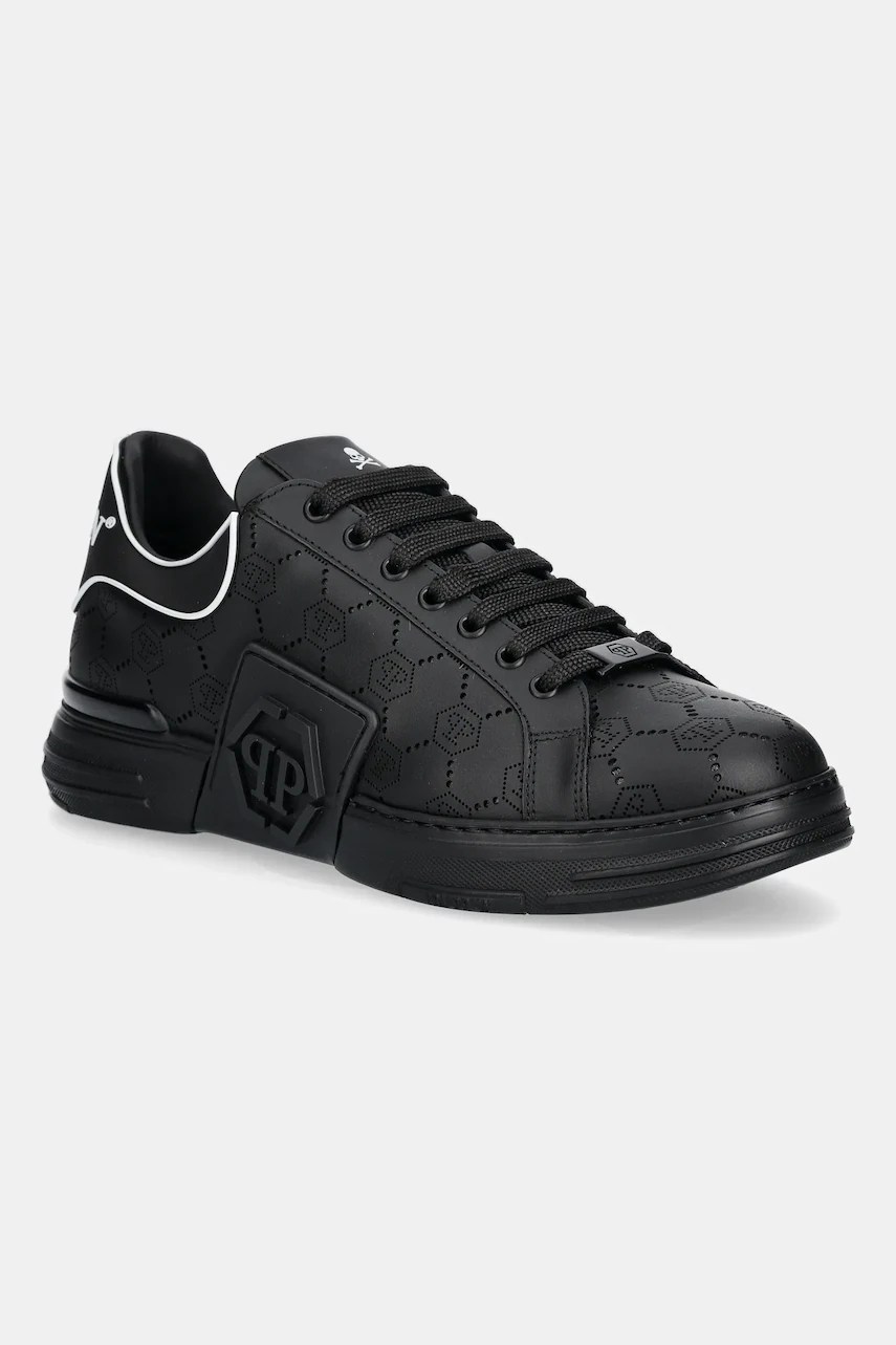 Sneakers bărbați philipp plein Phantom Kicks din piele Sneakers bărbați philipp plein Phantom Kicks din piele
