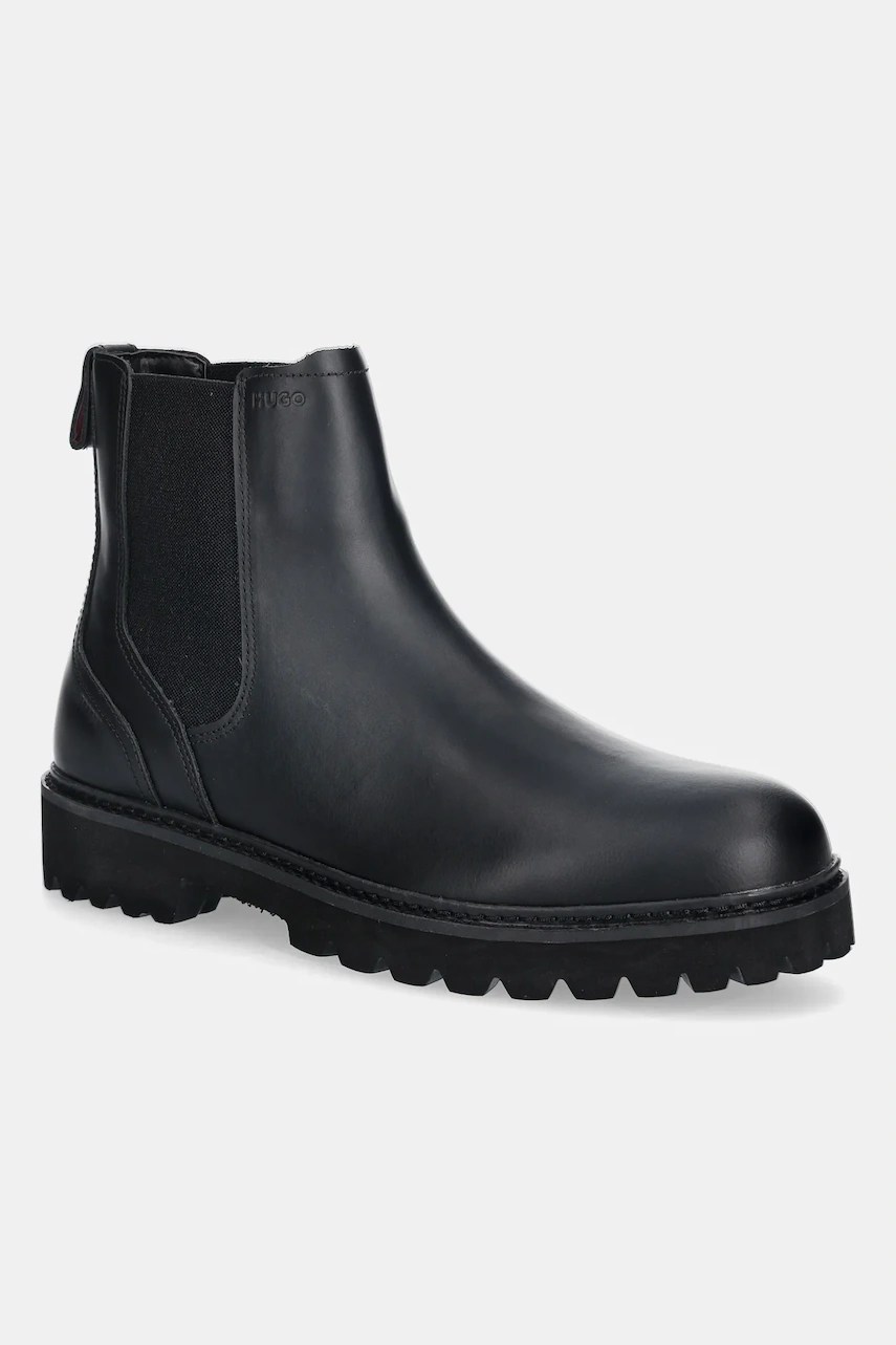 Ghete chelsea de piele HUGO Draven Ghete chelsea de piele HUGO Draven