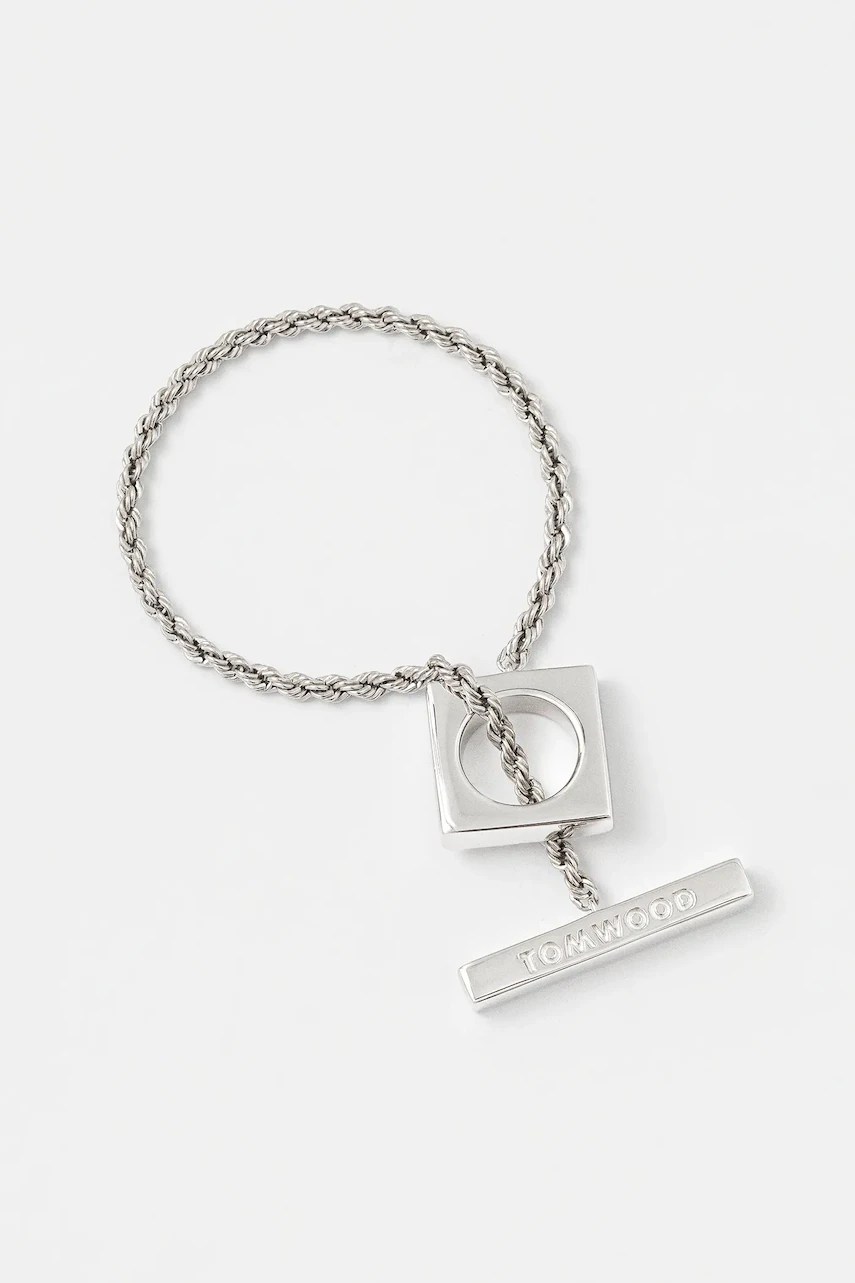 Brățară de argint Square Rope – tom wood Brățară de argint Square Rope – tom wood