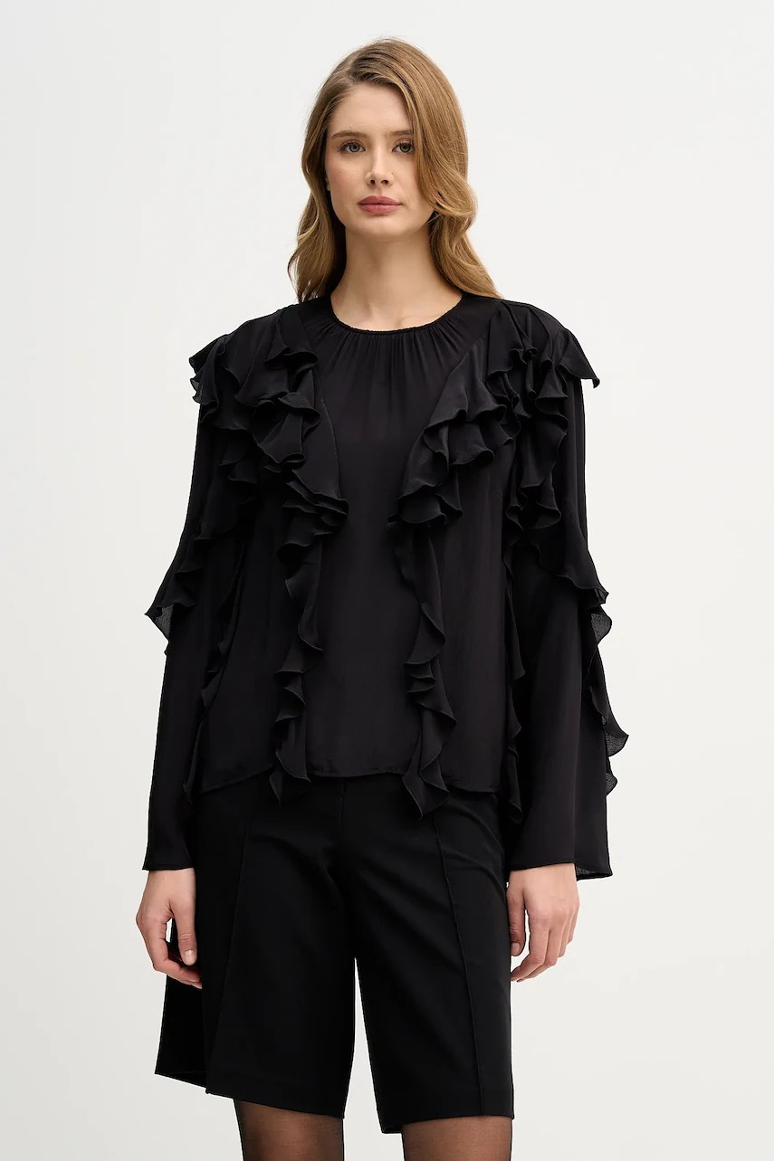 Bluză sisley cu șnur Bluză sisley cu șnur