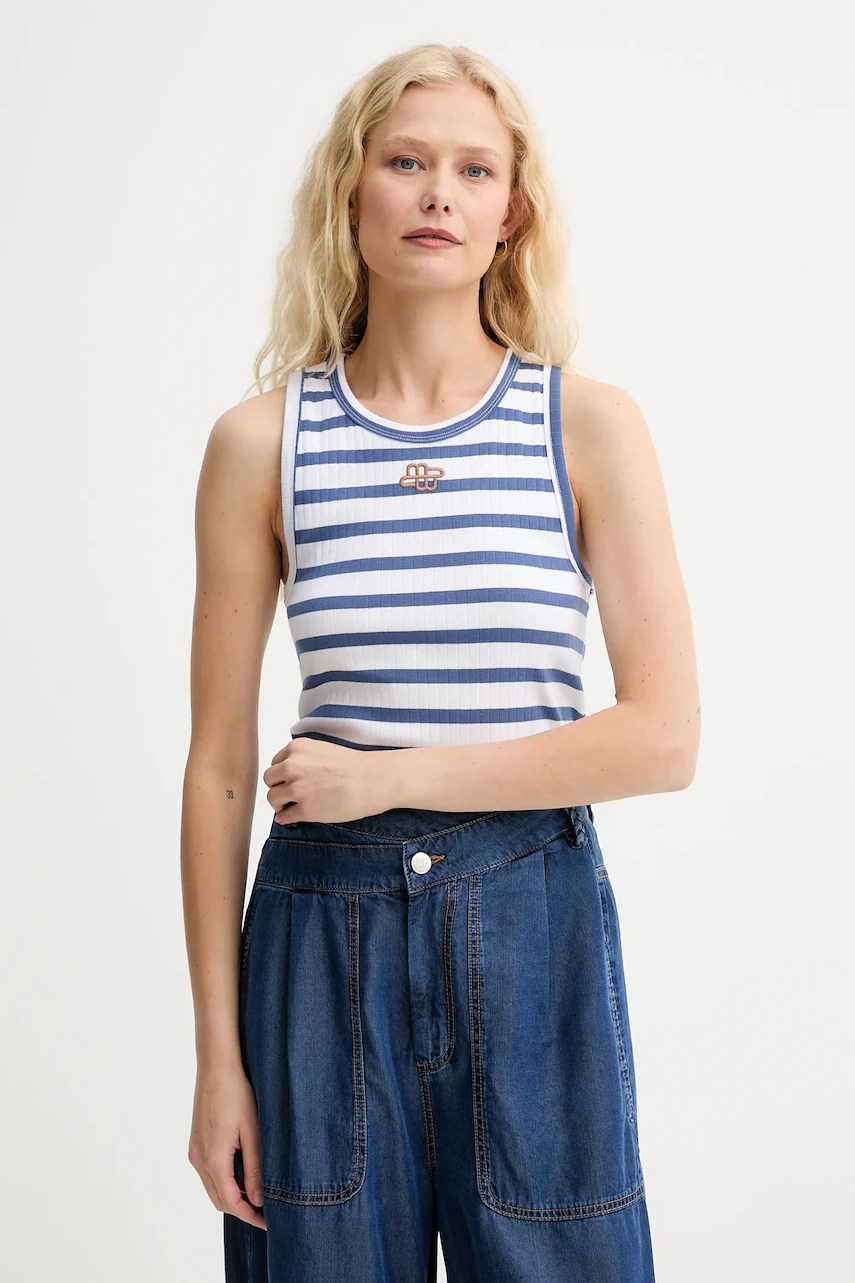 Top TEZZA din bumbac de la MUNTHE Top TEZZA din bumbac de la MUNTHE