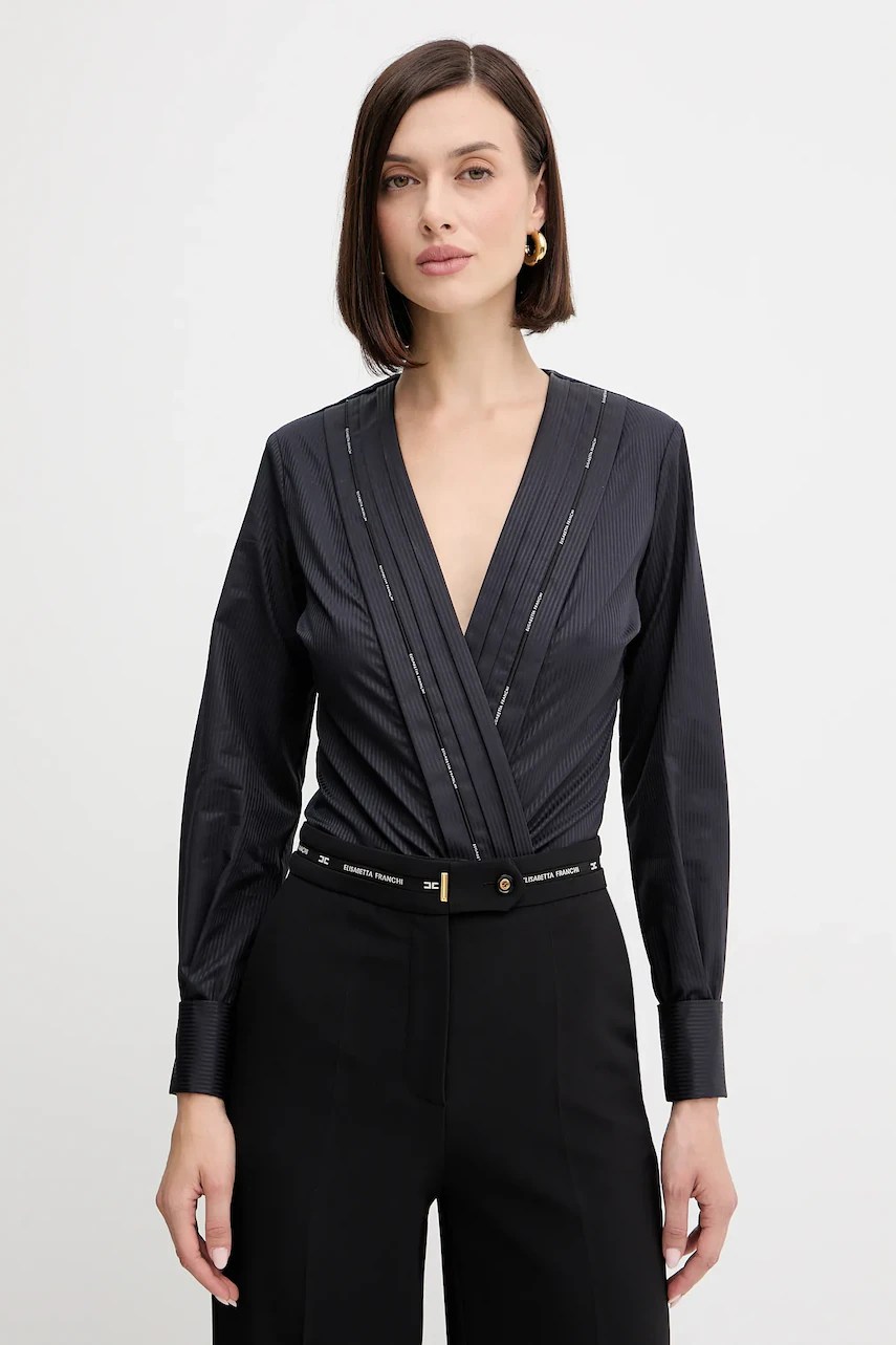 Body din bumbac elisabetta franchi Body din bumbac elisabetta franchi