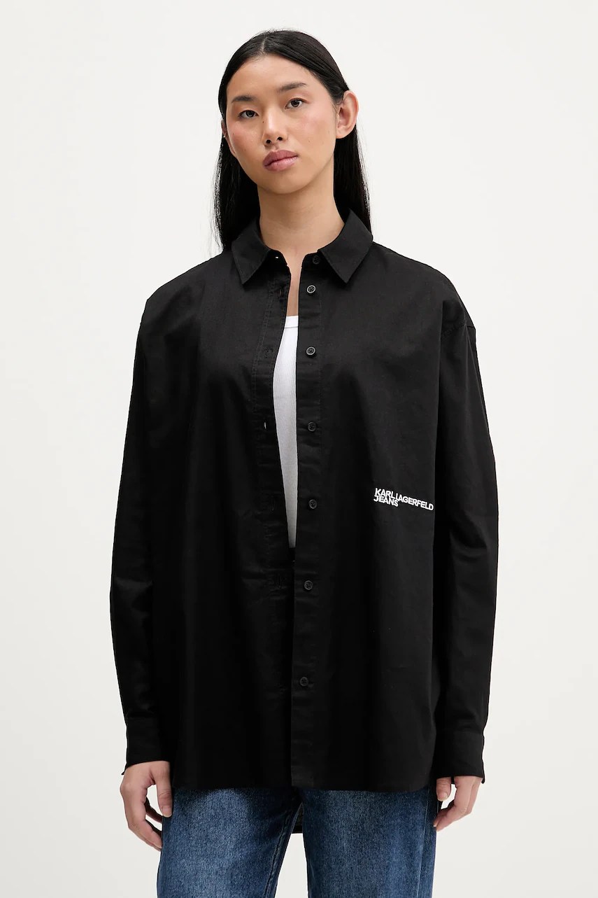 Cămașă karl lagerfeld jeans din bumbac Cămașă karl lagerfeld jeans din bumbac